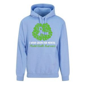 I Wear Green Tal Health Awareness Ribbon Month Meaningful Gift Unisex Surf Hoodie