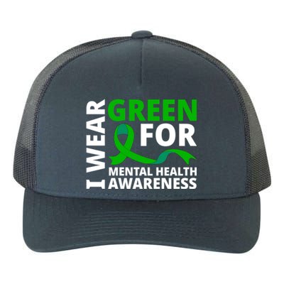 I Wear Green Ribbon Cute Gift Tal Health Awareness Month Gift Yupoong Adult 5-Panel Trucker Hat