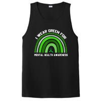 I Wear Green For Mental Health Awareness PosiCharge Competitor Tank