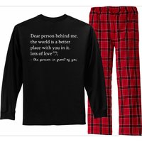 I Wear Green For Mental Health Awareness Month Long Sleeve Pajama Set