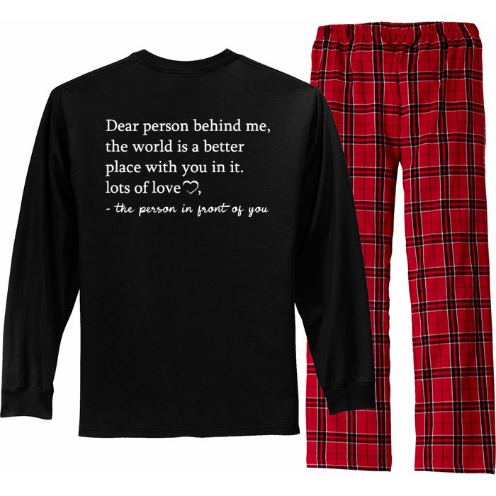 I Wear Green For Mental Health Awareness Month Long Sleeve Pajama Set