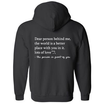 I Wear Green For Mental Health Awareness Month Full Zip Hoodie