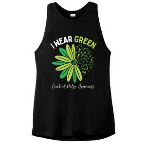 I Wear Green Ladies PosiCharge Tri-Blend Wicking Tank