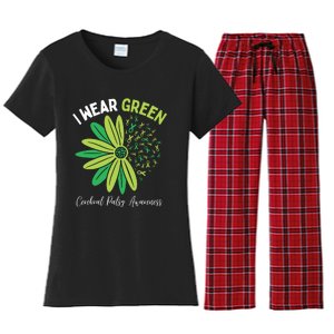 I Wear Green Women's Flannel Pajama Set