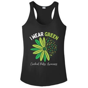 I Wear Green Ladies PosiCharge Competitor Racerback Tank