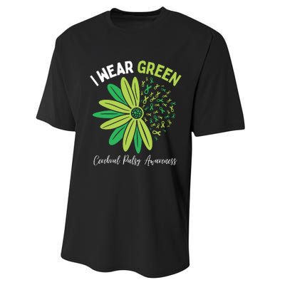 I Wear Green Performance Sprint T-Shirt