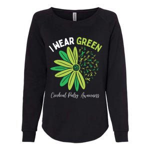 I Wear Green Womens California Wash Sweatshirt