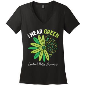 I Wear Green Women's V-Neck T-Shirt