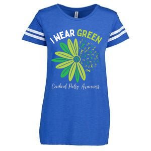 I Wear Green Enza Ladies Jersey Football T-Shirt