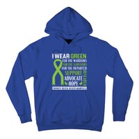 I Wear Green Tal Health Awareness Fight The Stigma Gift Hoodie