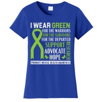 I Wear Green Tal Health Awareness Fight The Stigma Gift Women's T-Shirt