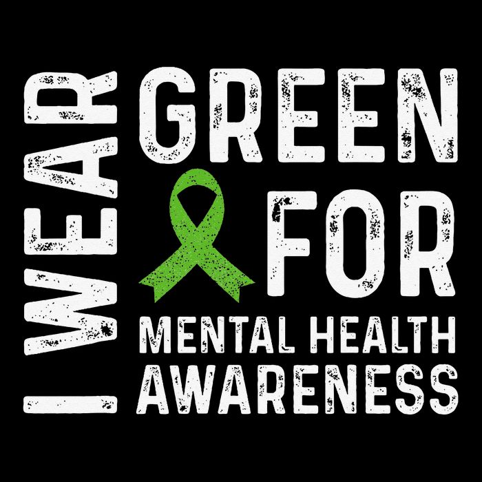 I Wear Green For Mental Health Awareness Month 16 in Basic Backpack