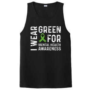 I Wear Green For Mental Health Awareness Month PosiCharge Competitor Tank