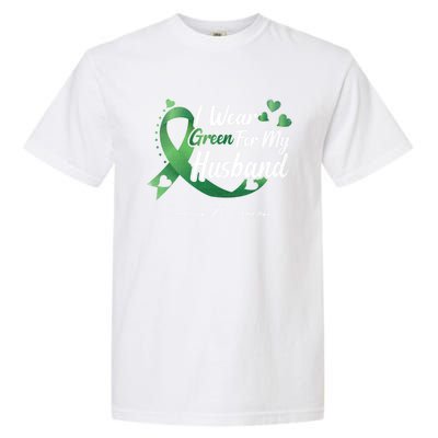 I Wear Green For My Husband Scoliosis Awareness Gift Garment-Dyed Heavyweight T-Shirt