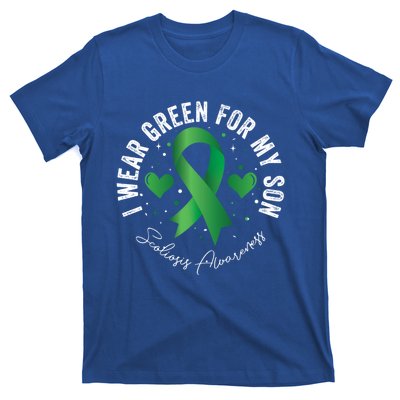 I Wear Green For My Son Scoliosis Awareness Gift T-Shirt