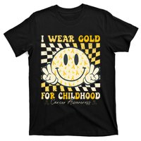 I Wear Gold For Childhood Cancer Awareness T-Shirt