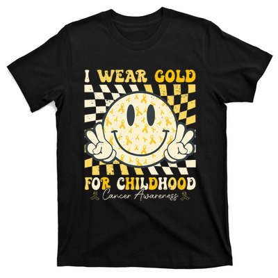 I Wear Gold For Childhood Cancer Awareness T-Shirt