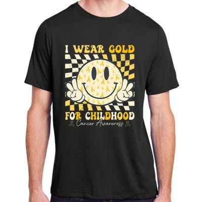 I Wear Gold For Childhood Cancer Awareness Adult ChromaSoft Performance T-Shirt