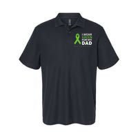 I Wear Green For My Dad TBI Awareness Green Ribbon Softstyle Adult Sport Polo