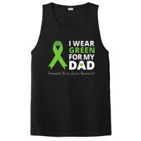 I Wear Green For My Dad TBI Awareness Green Ribbon PosiCharge Competitor Tank