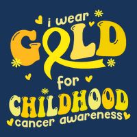 I Wear Gold For Childhood Cancer Awareness Cooling Performance Crew T-Shirt