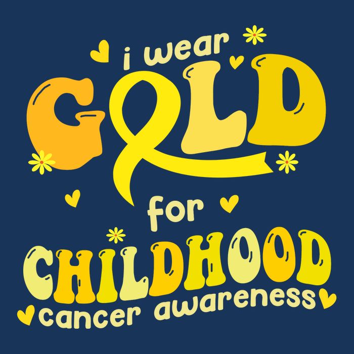 I Wear Gold For Childhood Cancer Awareness Cooling Performance Crew T-Shirt