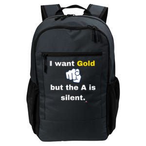 I want gold but the A is silent Daily Commute Backpack