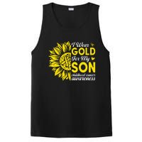 I Wear Gold For My Son Childhood Cancer Awareness PosiCharge Competitor Tank