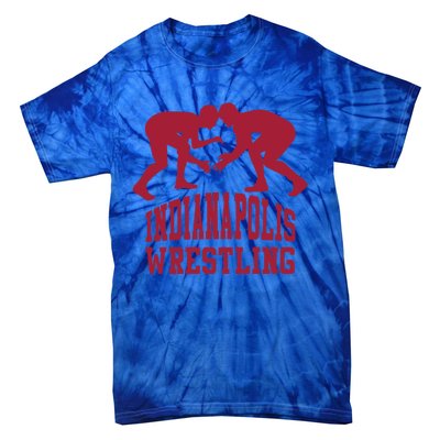 Indianapolis Wrestling Gift Tie-Dye T-Shirt