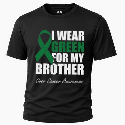 I Wear Green For My Brother Liver Cancer Awareness Performance Shirt