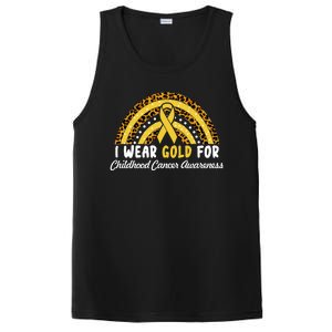 I Wear Gold For Childhood Cancer Awareness PosiCharge Competitor Tank