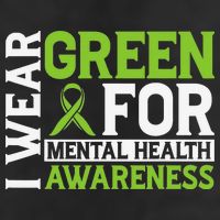 I Wear Green Mental Health Awareness Mental Health Matters 11oz C Handle Ceramic Mug
