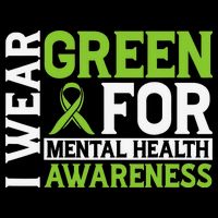 I Wear Green Mental Health Awareness Mental Health Matters 16 in Basic Backpack