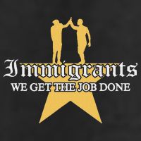 Immigrants We Get The Job Done Stars Cool Comfort Performance Bucket Hat