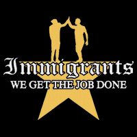 Immigrants We Get The Job Done Stars Bucket Hat
