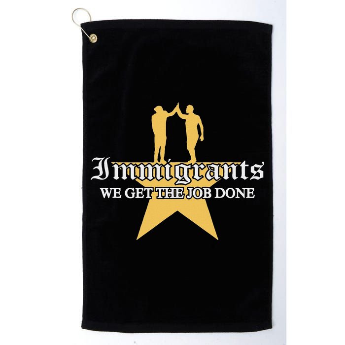 Immigrants We Get The Job Done Stars Golf Towel