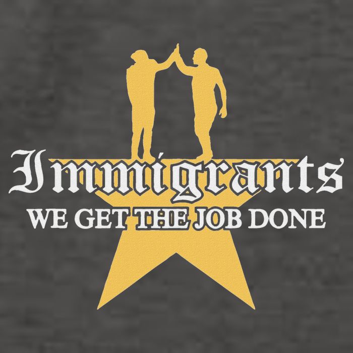 Immigrants We Get The Job Done Stars Vector Backpack