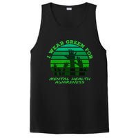 I Wear Green For Mental Health Month Of May PosiCharge Competitor Tank