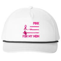 I Wear Gift For My Mom Breast Cancer Awareness Month Snapback Five-Panel Rope Hat