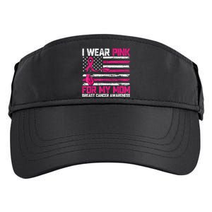 I Wear Gift For My Mom Breast Cancer Awareness Month Adult Drive Performance Visor