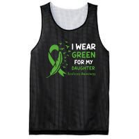 I Wear Green For My Daughter Scoliosis Awareness Mesh Reversible Basketball Jersey Tank