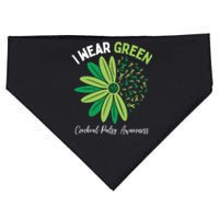 I Wear Green For My Daughter Cerebral Palsy Awareness USA-Made Doggie Bandana