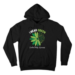 I Wear Green For My Daughter Cerebral Palsy Awareness Hoodie