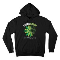 I Wear Green For My Daughter Cerebral Palsy Awareness Hoodie