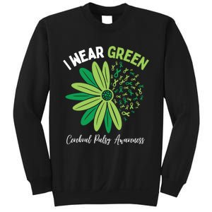 I Wear Green For My Daughter Cerebral Palsy Awareness Sweatshirt