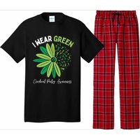 I Wear Green For My Daughter Cerebral Palsy Awareness Pajama Set