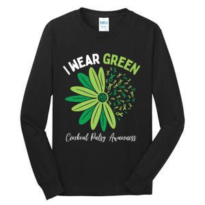 I Wear Green For My Daughter Cerebral Palsy Awareness Tall Long Sleeve T-Shirt