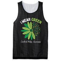 I Wear Green For My Daughter Cerebral Palsy Awareness Mesh Reversible Basketball Jersey Tank