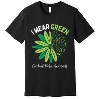 I Wear Green For My Daughter Cerebral Palsy Awareness Premium T-Shirt