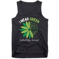 I Wear Green For My Daughter Cerebral Palsy Awareness Tank Top